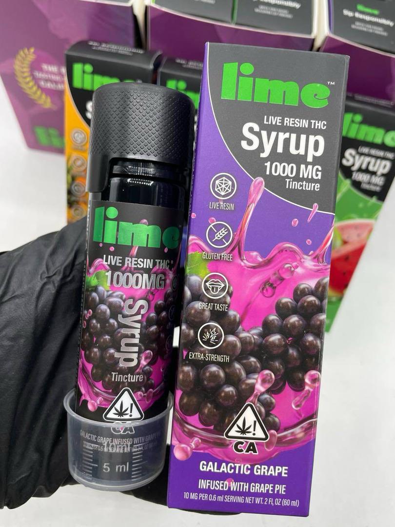 LIME LIVE RESIN SYRUP 1000MG