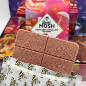 REAL MUSH PSILOCYBIN CHOCOLATE SQUARES