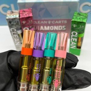CLEAN CARTS 1G DISPOSABLE LIQIUD DIAMONDS + LIVE RESIN